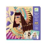 Coffret cratif - djeco - tableaux  mtalliser - parures prcieuses - 5 ans - multicolore