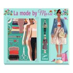 Coffret - djeco - la mode by marie - paper doll - tissus - pour filles à partir de 6 ans Coffret - djeco - la mode by marie - paper doll - tissus - pour filles à partir de 6 ans