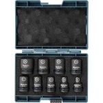 Coffret douilles 1 / 2 - makita - dtw700z - 9 douilles - taille 1 / 2 - adapt� boulonneuse � choc