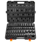 Coffret douilles à chocs - vevor - kit pour clé à cliquet 59pcs - Étiquettes transparentes pour la réparation ... Coffret douilles à chocs - vevor - kit pour clé à cliquet 59pcs - Étiquettes transparentes pour la réparation ...
