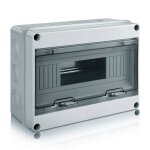 Coffret �lectrique - aimoonsa - 12 modules - ip65 - abs / pc - montage mural