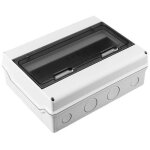 Coffret �lectrique �tanche ip65 12 modules disjoncteurs ext�rieur 24. 5x18. 5x9cm