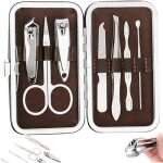 Coffret de manucure 6 pices avec ciseaux pince  piler lime coupe - ongles moletage coupe - ongles ...