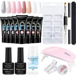 Coffrets de manucure vernis à ongles avec 7 couleurs colle dextension kit de démarrage de gel polygel ... Coffrets de manucure vernis à ongles avec 7 couleurs colle dextension kit de démarrage de gel polygel ...