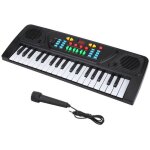 Coffret monnaie piano 37 touches pour enfants microphone et clavier lectronique 3 - 8 ans