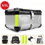 Coffret moto 65 litres en alliages et aluminium la maison parfaite pour les casques et casques honda