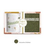 Coffret mug chaussettes paillettes baroudeuse