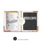 Coffret mug chaussettes paillettes insolente