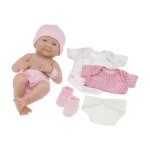 Coffret nouveau né - jc toys - la newborn - poupon 36 cm - mixte - rose Coffret nouveau né - jc toys - la newborn - poupon 36 cm - mixte - rose