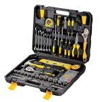 Coffret outils 108 pi�ces universel avec bo�te de rangement ? kit outils � main pour r�paration maison ...