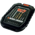 Coffret de perage black + decker - a7186 - xj - 16 pices - forets mtal bton et bois - embouts de ...