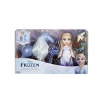 Coffret poupe articule elsa 16 cm et cheval nokk bleu - figurines personnages - reine des neiges - ...