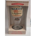 Coffret prestige verre a biere 24 cm et son sous bock le bonheur est a linterieur