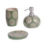Coffret salle de bain 3 pi�ces emeraude - table passion