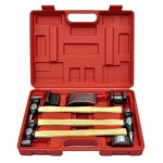 Coffret set de marteau et tas pour carrossier 7 pieces outils garage atelier bricolage Coffret set de marteau et tas pour carrossier 7 pieces outils garage atelier bricolage