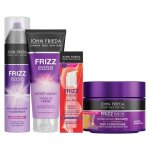Coffret soin capillaire frizz ease de john frieda comprenant laque crème sérum et masque Coffret soin capillaire frizz ease de john frieda comprenant laque crème sérum et masque