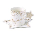 Coffret de tasses - easy life - christmas light - multicolore - porcelaine - Élégance Coffret de tasses - easy life - christmas light - multicolore - porcelaine - Élégance