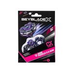Coffret toupie beyblade x dark perseus b 6 - 80w cx - set toupie + lanceur - type d�fense + 1 carte