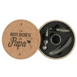 Coffret a vin 4 pieces papa liege