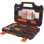 Coffret vissage perage black + decker a7231 - xj - 76 accessoires forets douilles embouts
