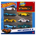 Coffret de voitures  lchelle 1 / 64 - hot wheels - hpv78 - 8 vhicules - pour enfants - couleurs vives ...