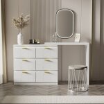 Coiffeuse avec 6 tiroirs - toys selling - table de maquillage avec rangement sans miroir ni tabouret ... Coiffeuse avec 6 tiroirs - toys selling - table de maquillage avec rangement sans miroir ni tabouret ...