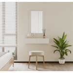 Coiffeuse cannel� avec miroir et tiroir coiffeuse suspendu pour chambre � coucher finition en couleur ...