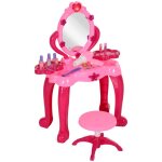 Coiffeuse pour enfants de 3  6 ans aiyaplay tabouret miroir 15 pcs table de maquillage avec lumire ...
