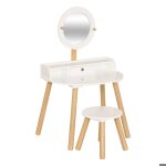 Coiffeuse enfant bella blanc l607xp42xh892cm - atmosphera createur dinterieur