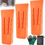 Coins de b�cheronnage en plastique pour marquer les coupes dabattage tron�onneuse � fendre le bois (paquet ...