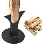 Coin de fendeur manuel robuste - - pour bois de chauffage et po�le � bois - adapt� chemin�e - lot de ...