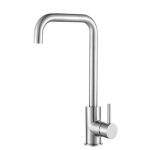 Col de cygne de robinet mitigeur dvier de cuisine rotatif  360 degrs bross rond