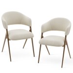 Colamy chaise - lot de 2 chaises de salle � manger ? design ergonomique et confortable style vintage ...