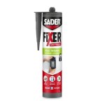 Colle de fixation : fixer sans percer - tous travaux (conditionnement: 445gr - couleur: blanc)