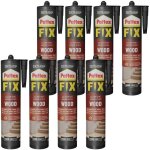 Colle de montage - pattex - fix bois 385g - lot de 8 - int�rieur - r�sistante � leau - sans solvant
