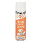 Colle en spray - geb - pool colle feutrine - 500 ml - jet plat r�glable - transparent
