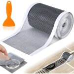 Collecteur de cheveux pour siphon de douche 12 cm x 10 m - grille autocollante découpable - pour siphon ... Collecteur de cheveux pour siphon de douche 12 cm x 10 m - grille autocollante découpable - pour siphon ...