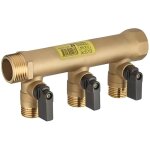 Collecteur mle - femelle 20x27 - 3 dparts  vannes 15x21 noyon & thiebault