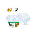 Collerettes anti - limaces �cologiques smuju - kit de 25 barri�res de protection �24cm pour un jardin ...