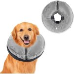 Collerette gonflable pour chien ajustable collier de rcupration chat cne de cicatrisation pour chien ...