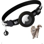 Collier avec airtag intgr pour localiser votre chat ? systme anti - tranglement et clochette ? compatible ...