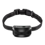 Collier anti - aboiement chien - 3 modes automatique ip65 batterie rechargeable sangle reflechissant ...