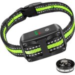 Collier anti - aboiement pour chiens rechargeable et automatique avec d�tection intelligente des aboiements ...