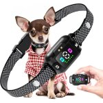Collier anti aboiement chien - rechargeable anti aboiement collier dressage pour petits chien avec 3 ...