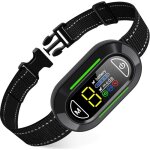 Collier anti aboiement chienrechargeable collier chien avec 4 modes son / vibration / choc electriquer�glable ...