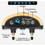 Collier anti - aboiement lectrique rechargeable chien - 7 niveaux 3 modes (vibration / choc) - tanche ...