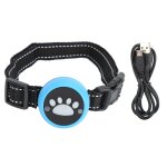 Collier anti - aboiements - noname - rechargeable - �tanche - sensibilit� r�glable - chien bleu ciel