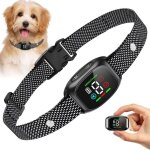 Collier anti aboiement - sans choc - 4 modes - Étanché ip67 - rechargeable noir Collier anti aboiement - sans choc - 4 modes - Étanché ip67 - rechargeable noir