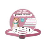 Collier anti puces pour chien rglable lumineux rsistant  leau collier chien anti puces et tiques 8 ...