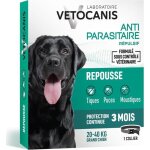 Collier anti - puces - vetocanis - rpulsif pour grand chien